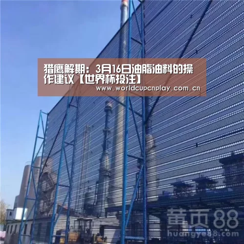 猎鹰解期:3月16日油脂油料的操作建议【世界杯投注】(图4) 世界杯盘口