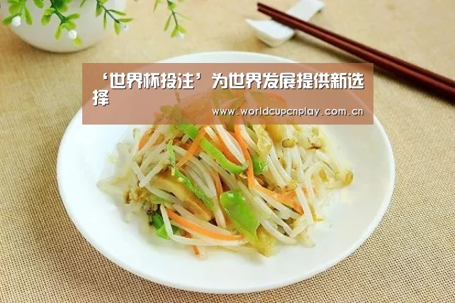 ‘世界杯投注’为世界发展提供新选择(图4) 竞猜攻略